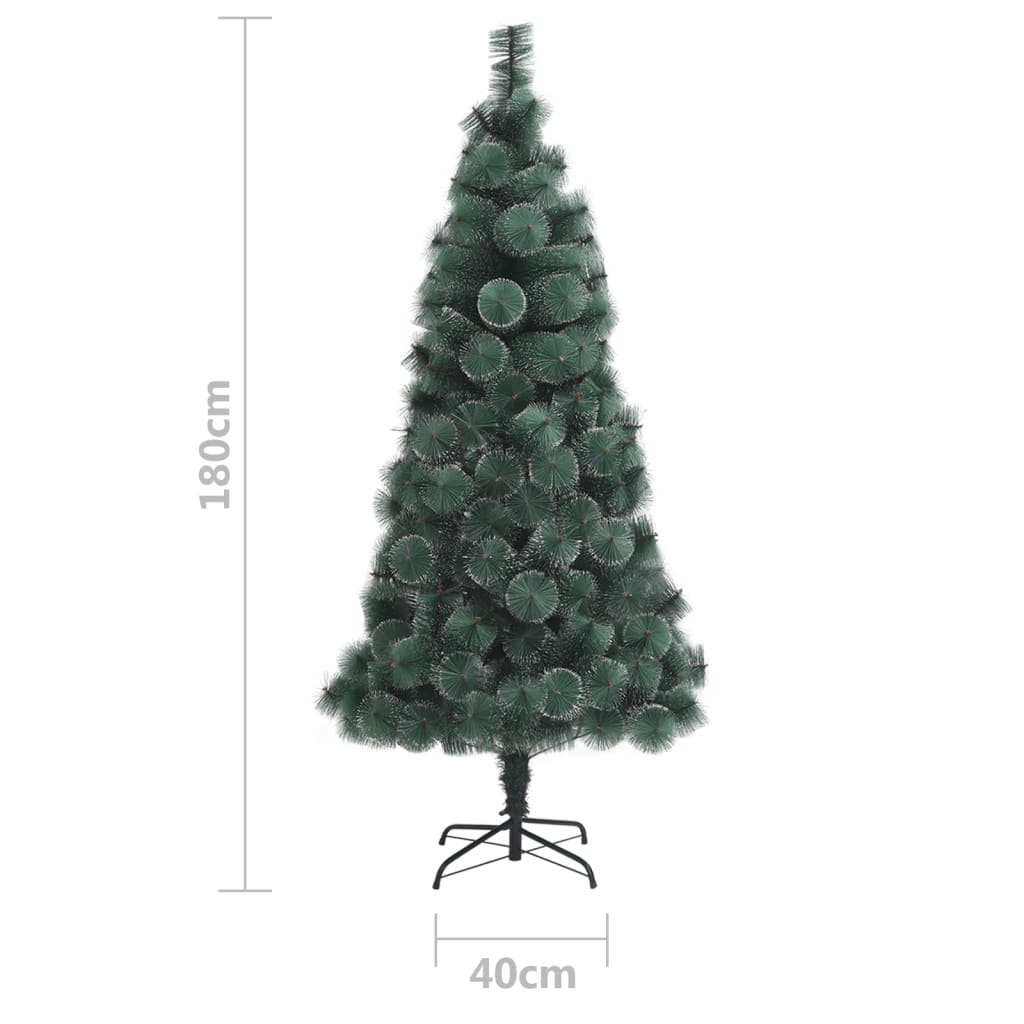 Albero di Natale Artificiale con Supporto Verde 180 cm PET