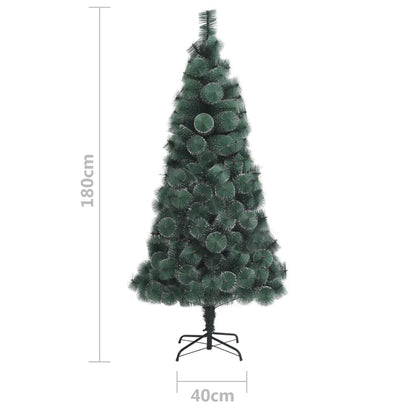 Albero di Natale Artificiale con Supporto Verde 180 cm PET