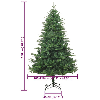 Albero di Natale Artificiale Verde 180cm PVC e PE