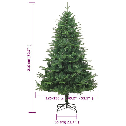 Albero di Natale Artificiale Verde 210cm PVC e PE