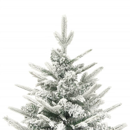 Albero di Natale Artificiale con Neve Verde 120 cm PVC e PE