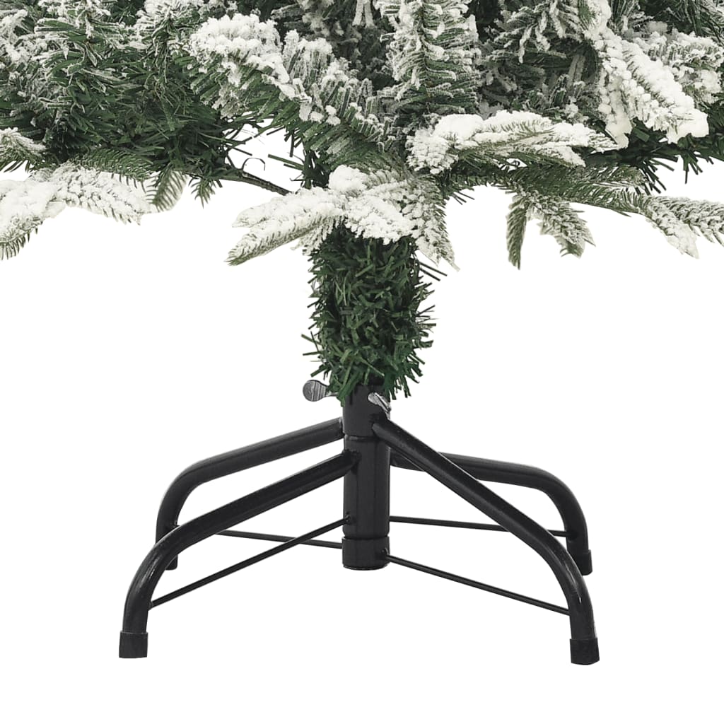 Albero di Natale Artificiale con Neve Verde 120 cm PVC e PE - homemem39