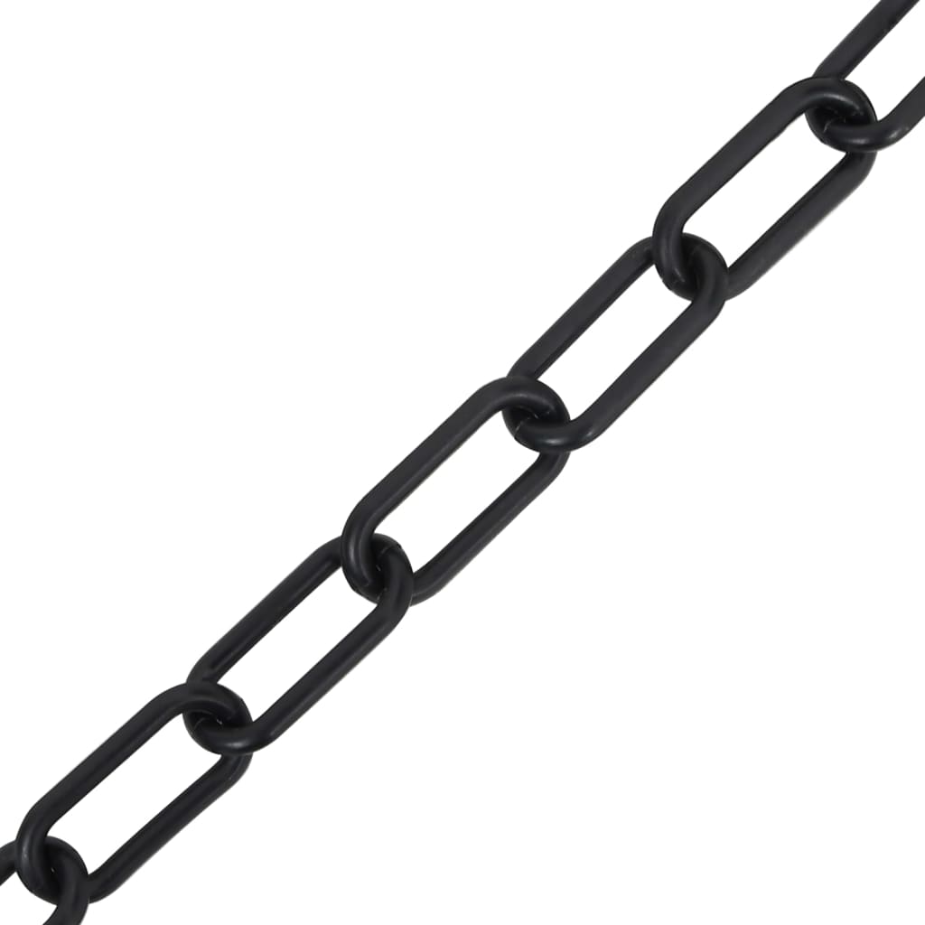 Catena Segnaletica Nera 100 m Ø8 mm in Plastica | homemem39