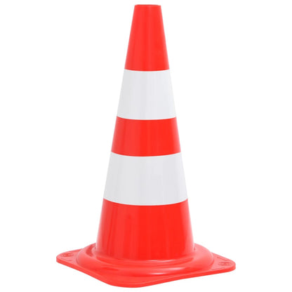 Set Segnaletica Coni Stradali e Catena da 10 m Rosso Bianco | homemem39