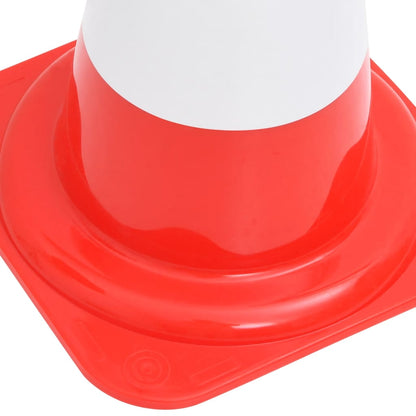 Set Segnaletica Coni Stradali e Catena da 10 m Rosso Bianco | homemem39