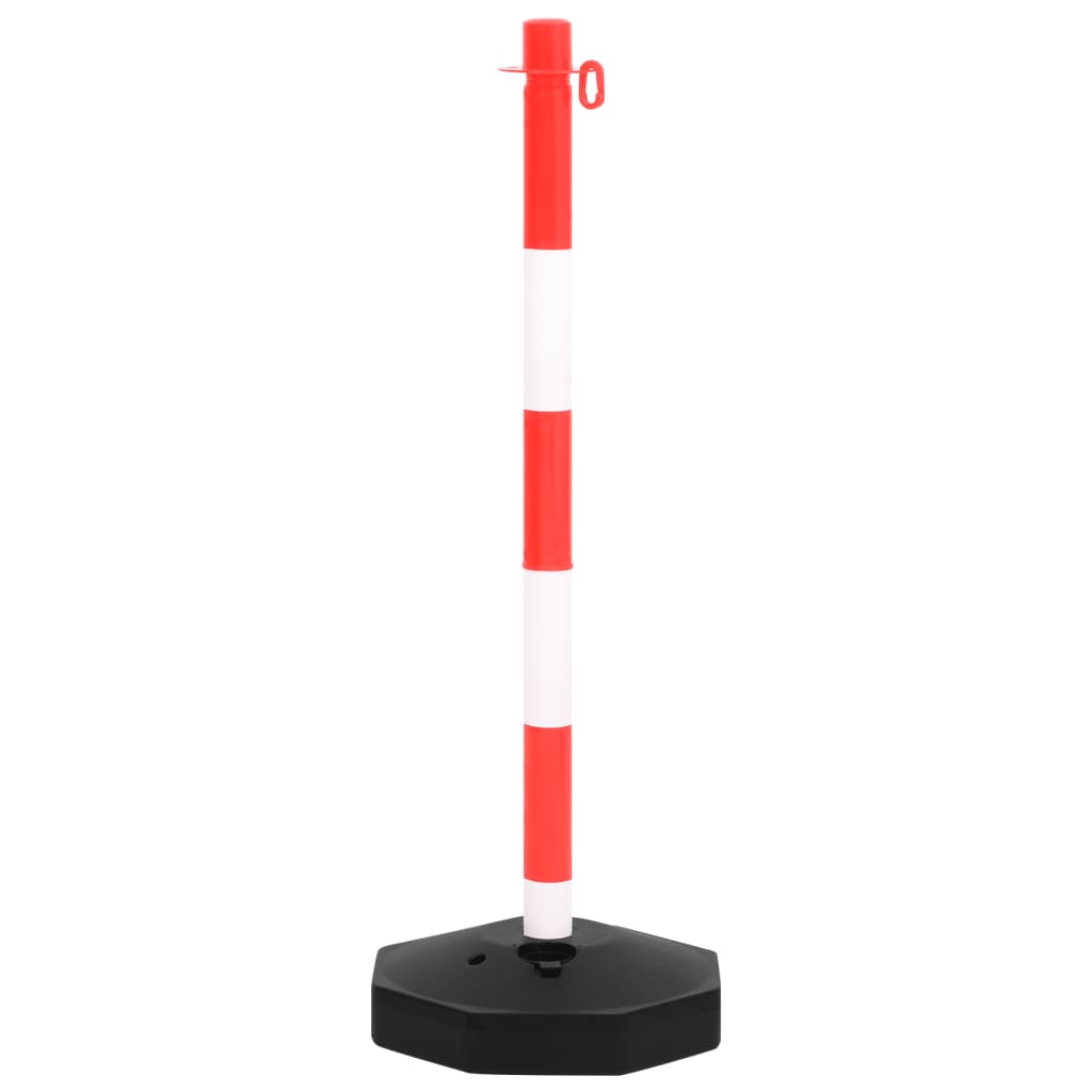 Set di Pali Stradali con Catena in Plastica di 10 m | homemem39