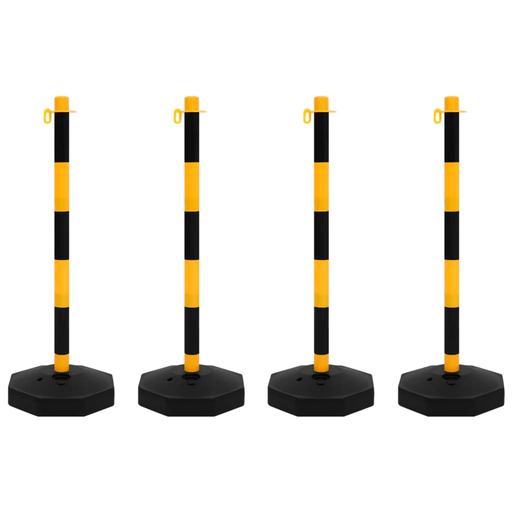 Set di Pali Stradali con Catena in Plastica di 10 m | homemem39