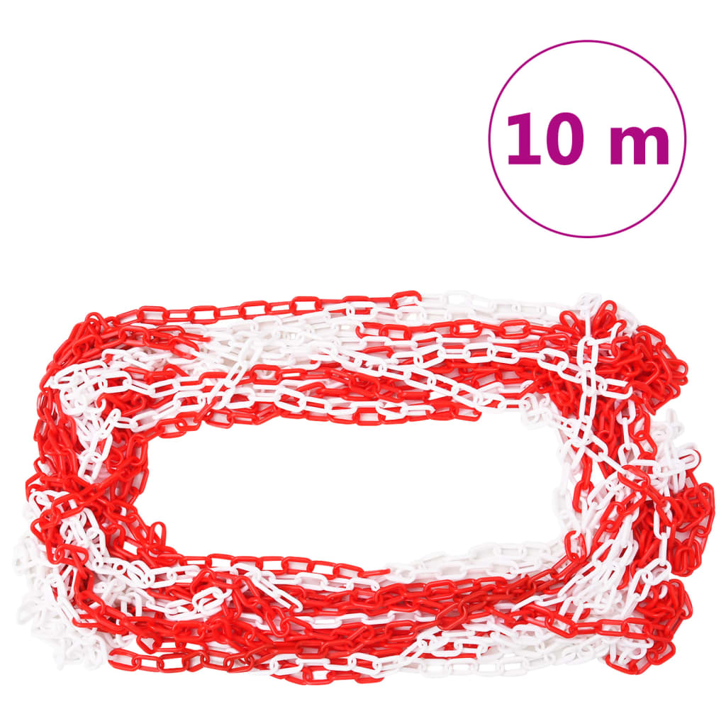 Dissuasori Traffico con Catena 10 pz 75 cm in PE | homemem39