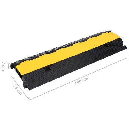 Dossi Passacavi con 2 Canali 2 pz 100 cm in Gomma | homemem39
