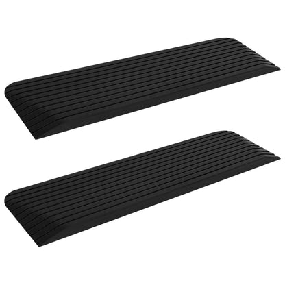 Rampe per Soglia 2 pz 110x32x3,8 cm in Gomma | homemem39