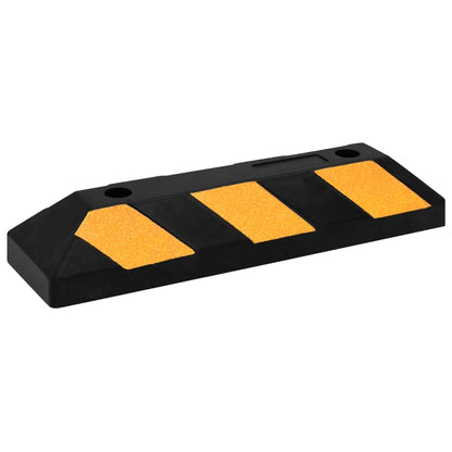 Delimitatori di Parcheggio Riflettenti 2 pz 56x15x10cm in Gomma | homemem39