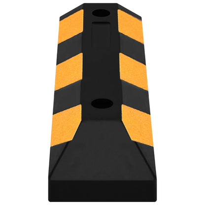 Delimitatori di Parcheggio Riflettenti 2 pz 56x15x10cm in Gomma | homemem39