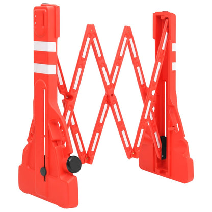 Barriera Stradale Pieghevole Rossa 210x50x105 cm | homemem39