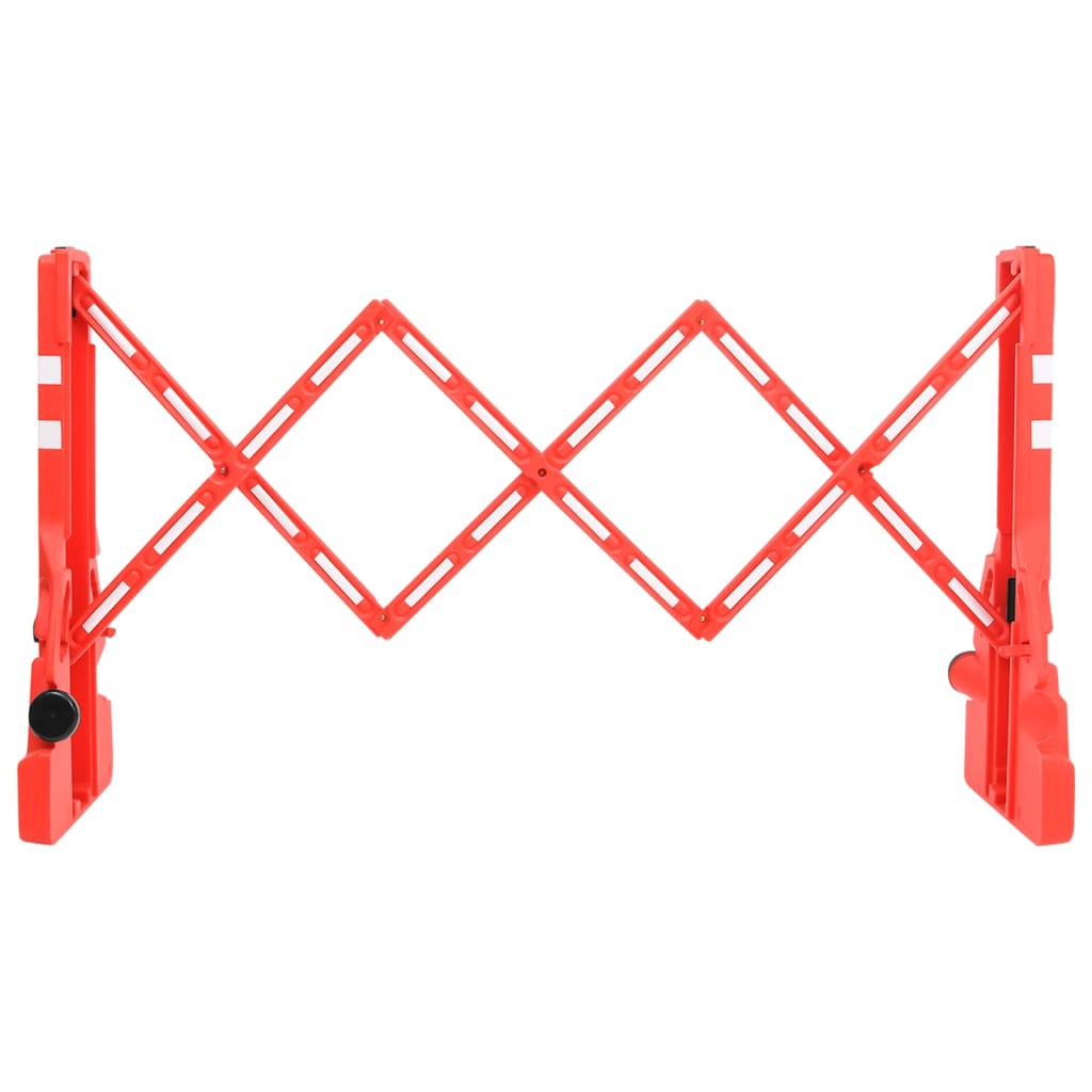 Barriera Stradale Pieghevole Rossa 210x50x105 cm | homemem39
