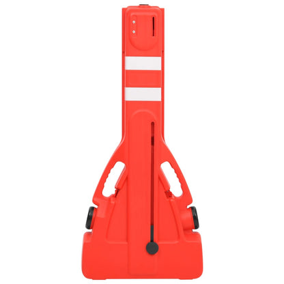 Barriera Stradale Pieghevole Rossa 210x50x105 cm | homemem39