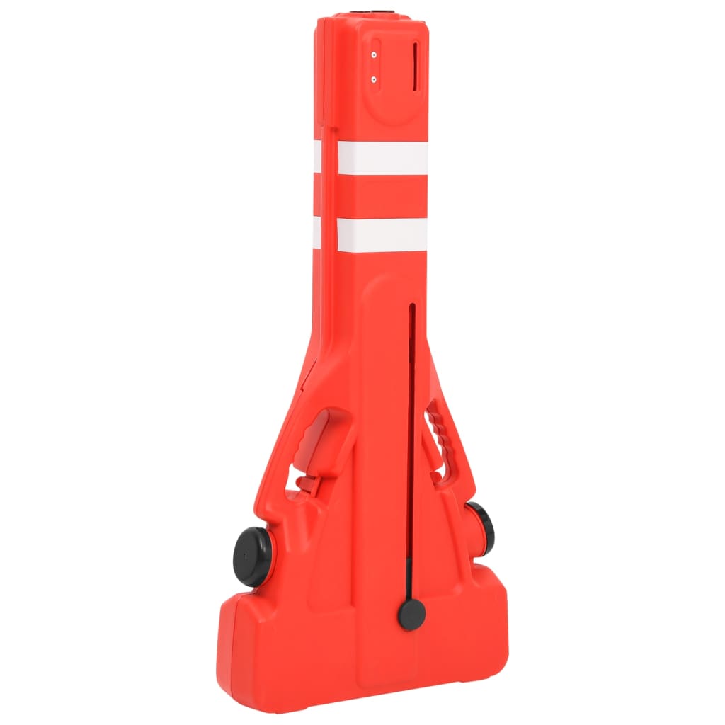 Barriera Stradale Pieghevole Rossa 210x50x105 cm | homemem39