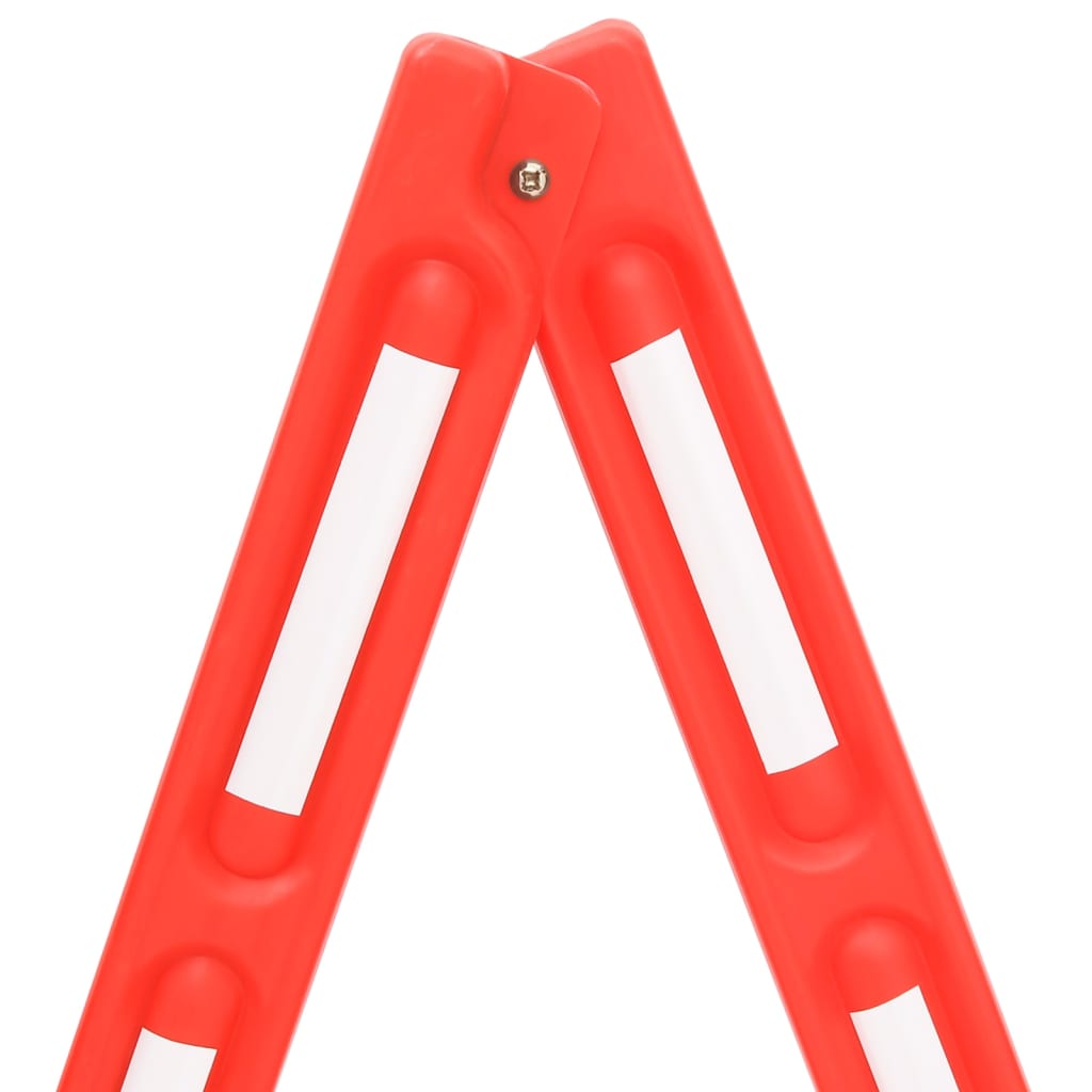 Barriera Stradale Pieghevole Rossa 210x50x105 cm | homemem39