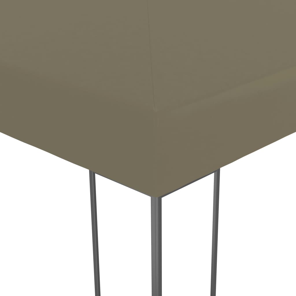 Gazebo con Luci LED a Stringa 3x3 m Grigio Talpa | homemem39