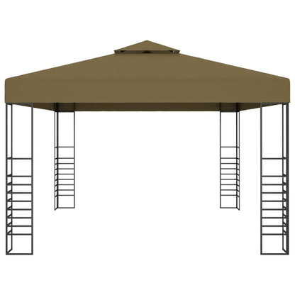 Gazebo con Luci LED a Stringa 3x4 m Grigio Talpa | homemem39
