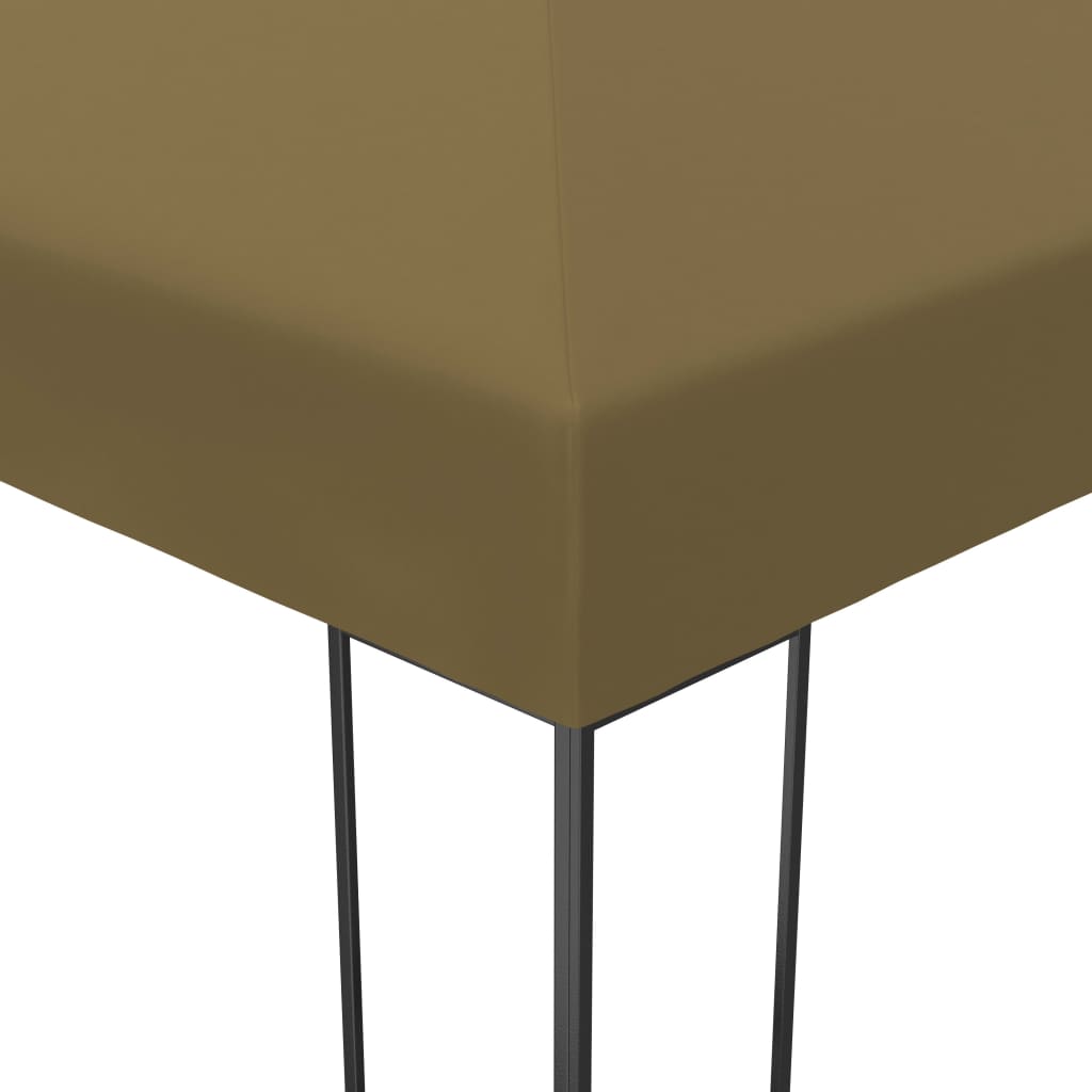 Gazebo con Luci LED a Stringa 3x4 m Grigio Talpa | homemem39