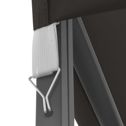 Gazebo con Stringa di Luci LED 3x3 m Antracite | homemem39