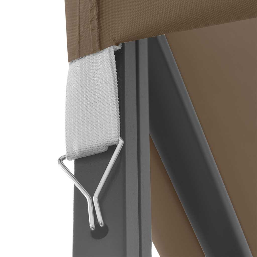 Gazebo con Luci a Stringa LED 3x3 m Grigio Talpa | homemem39