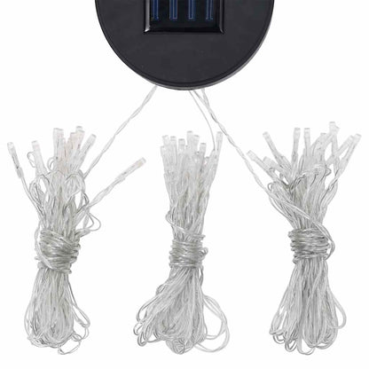 Gazebo con Luci a Stringa LED 3x3 m Grigio Talpa | homemem39