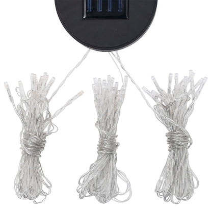 Gazebo con Luci a Stringa LED 3x3 m in Tessuto Grigio Talpa | homemem39