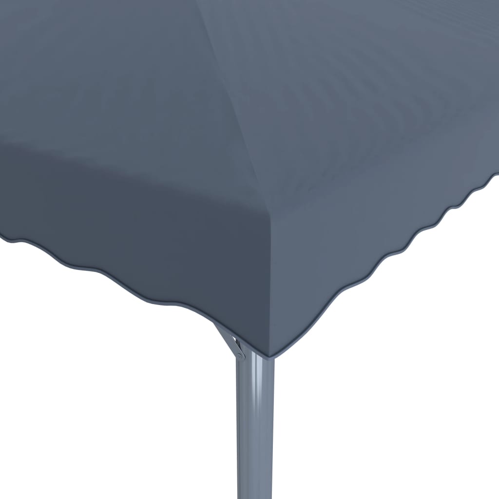 Gazebo con Stringa di Luci LED 300x300 cm Antracite Alluminio - homemem39
