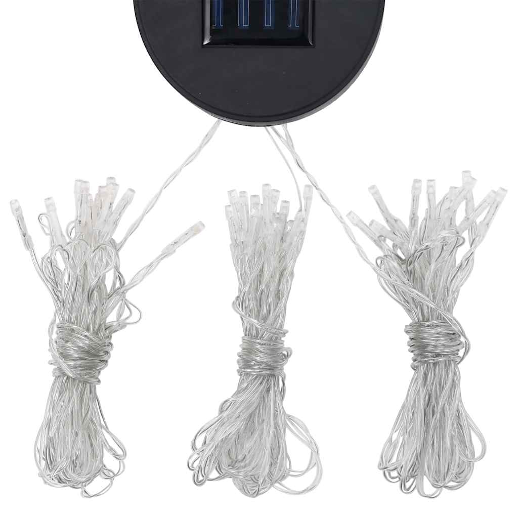 Gazebo con Tende e Stringa di Luci LED 4x3 m Bianco Crema | homemem39