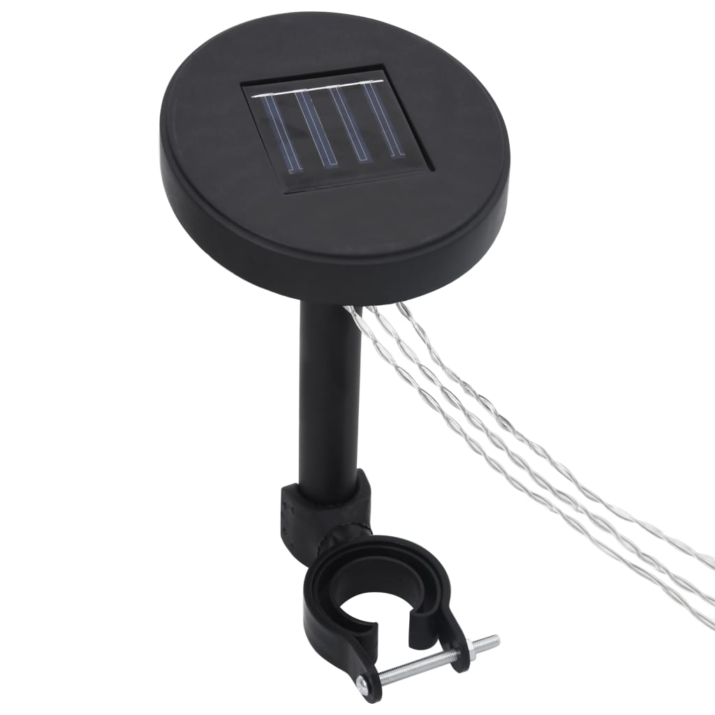 Gazebo con Tende e Stringa di Luci LED 4x3 m Antracite - homemem39