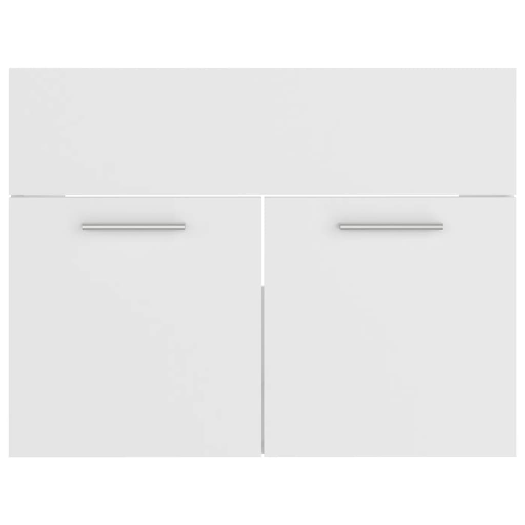 Set Mobili da Bagno Bianco in Truciolato