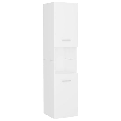 Set Mobili da Bagno Bianco in Truciolato | homemem39