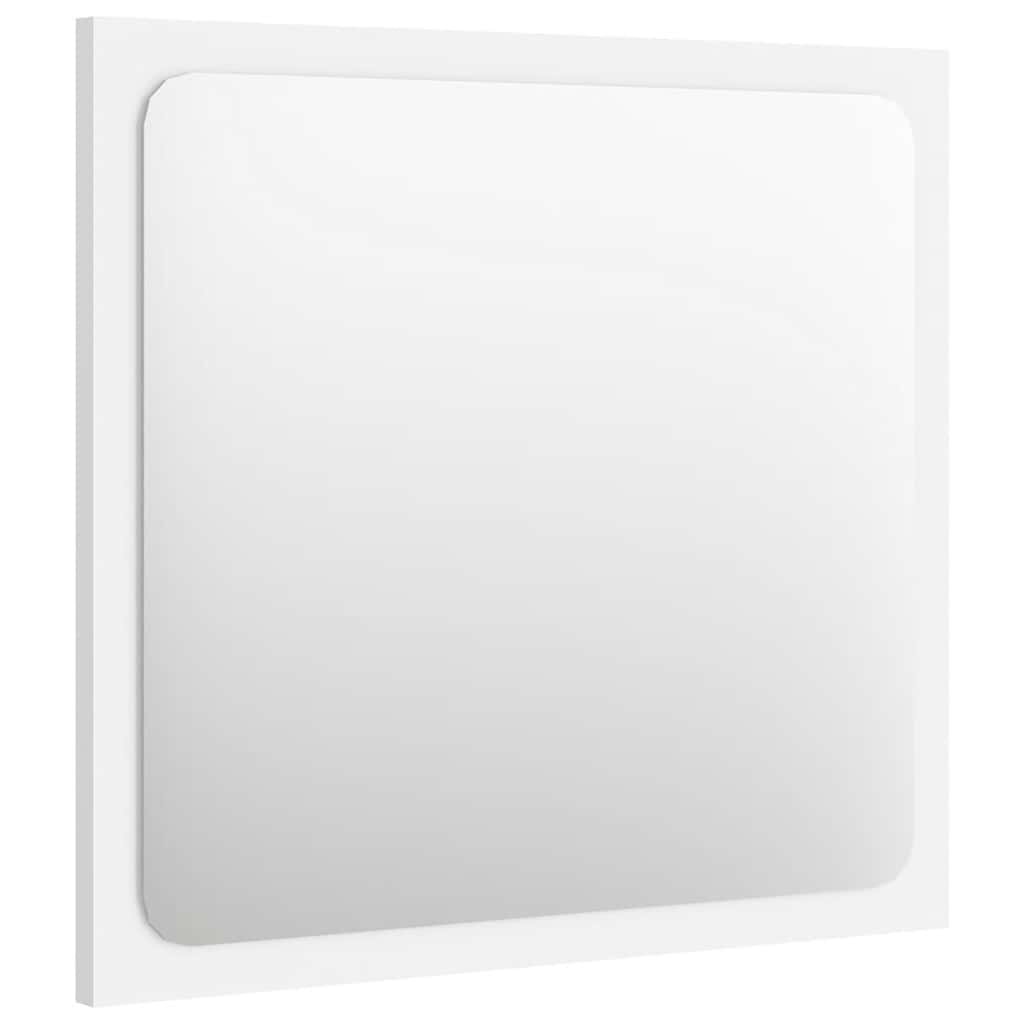 Set Mobili da Bagno Bianco Lucido in Legno Multistrato | homemem39