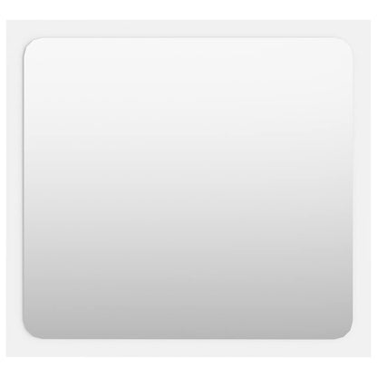 Set Mobili da Bagno Bianco Lucido in Legno Multistrato