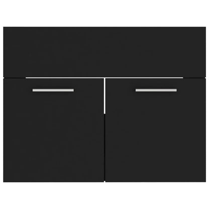 Set Mobili da Bagno Nero in Legno Multistrato | homemem39