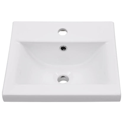 Mobile con Lavabo Integrato Bianco in Legno Multistrato