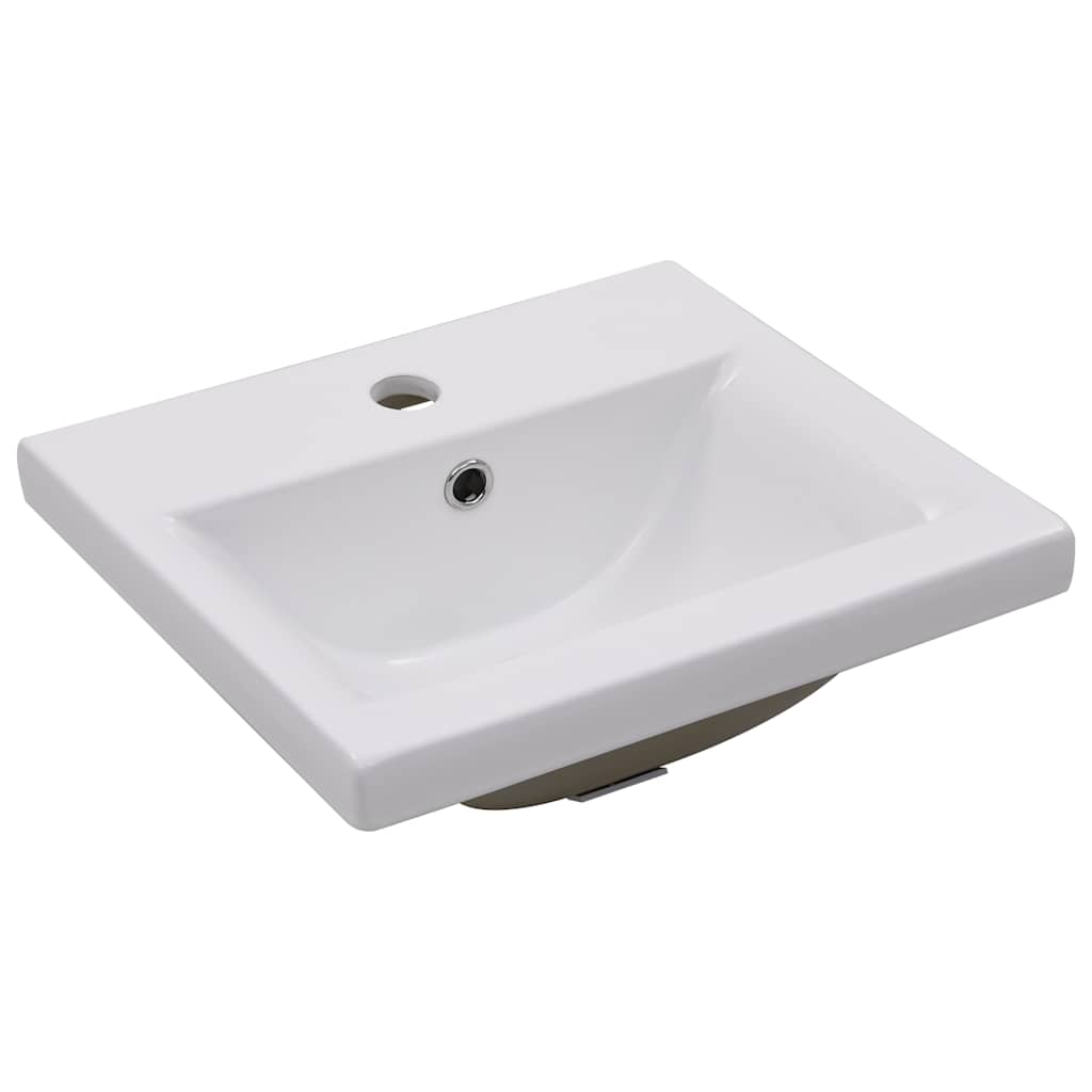 Mobile con Lavabo Integrato Bianco in Legno Multistrato