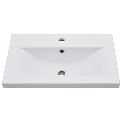 Mobile con Lavabo Integrato Bianco in Legno Multistrato | homemem39