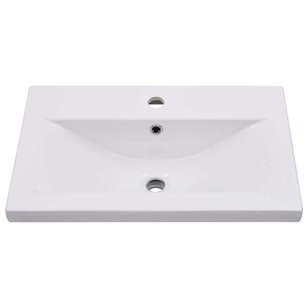 Mobile con Lavabo Integrato Bianco in Legno Multistrato