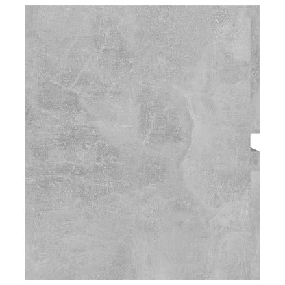 Mobile con Lavabo Integrato Grigio Cemento in Legno Multistrato | homemem39