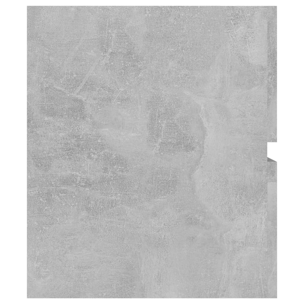 Mobile con Lavabo Integrato Grigio Cemento in Legno Multistrato | homemem39