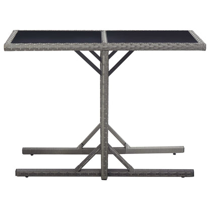 Set Mobili da Pranzo per Giardino 3 pz Grigio - homemem39