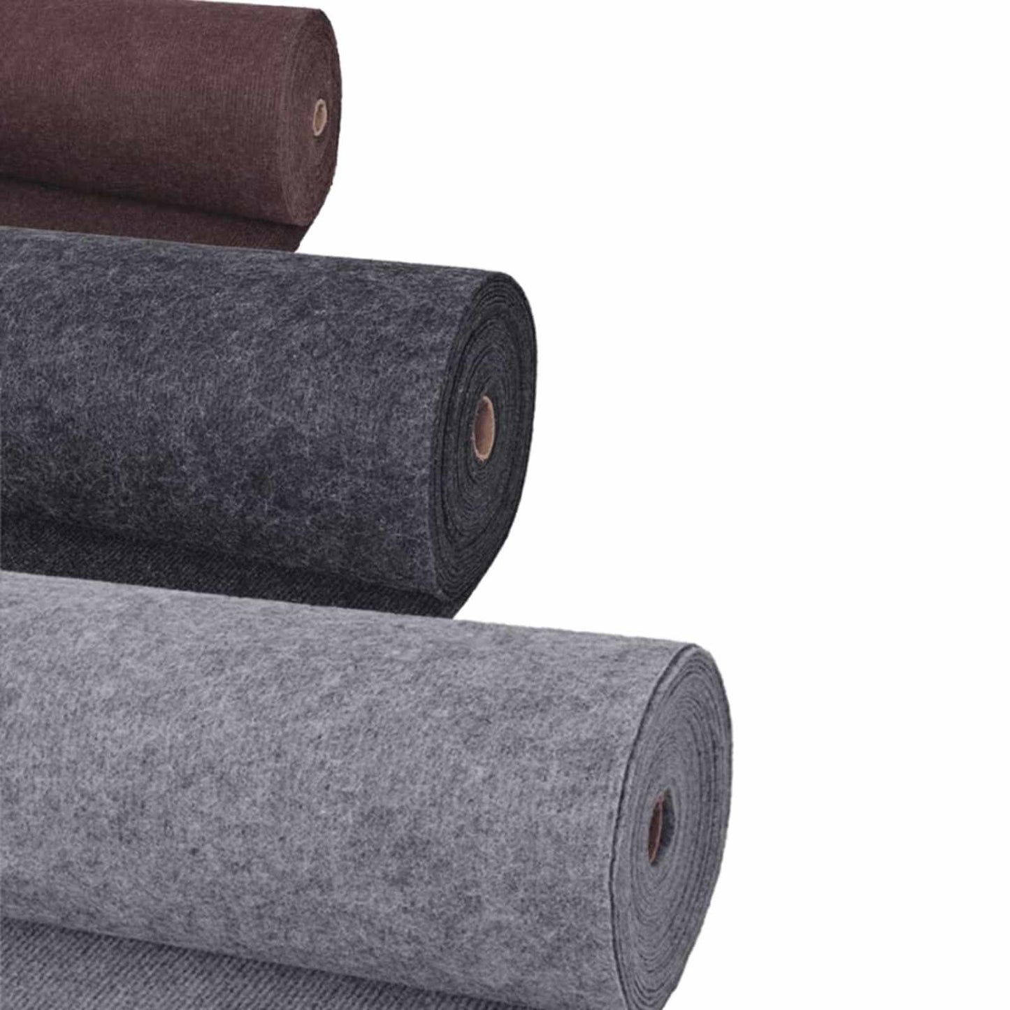 Tappeto Grigio 1,2 x 10 m Poliestere | homemem39