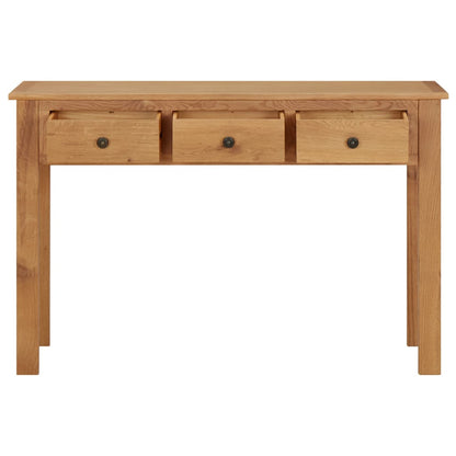 Tavolo da Trucco 110x40x75 cm in Legno Massello di Rovere | homemem39