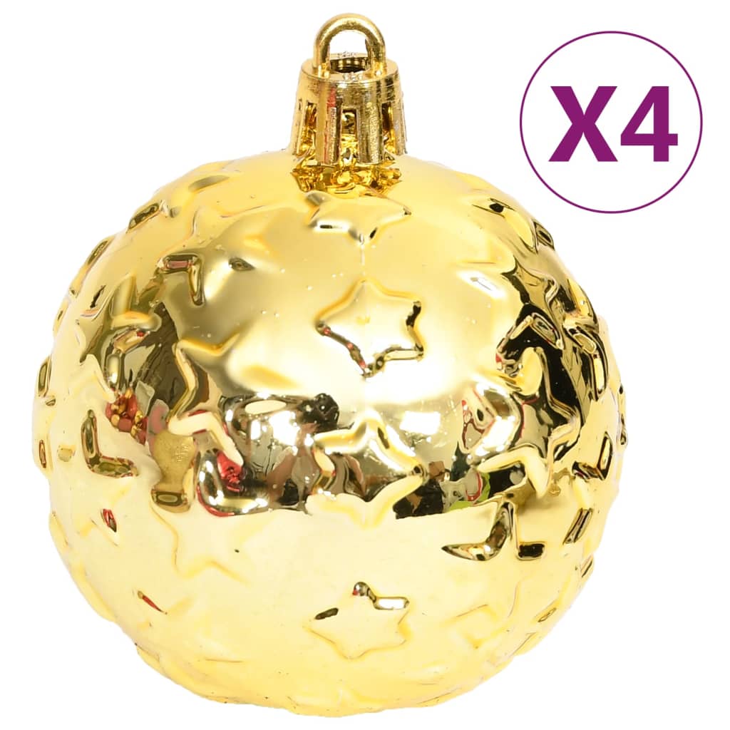 Set Addobbi di Natale 70 pz Oro e Rosso | homemem39