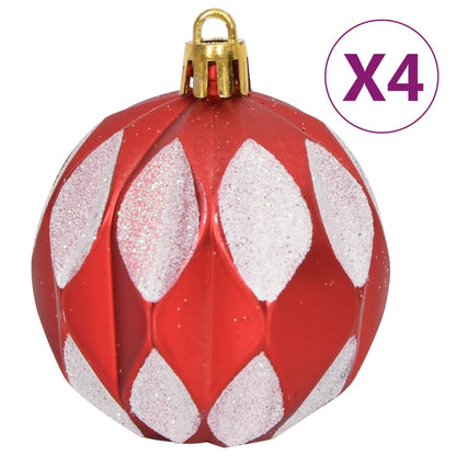 Set Addobbi di Natale 64 pz Rosso e Bianco | homemem39