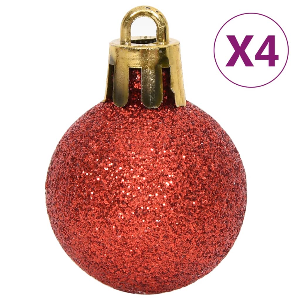 Set Addobbi di Natale 64 pz Rosso e Bianco | homemem39