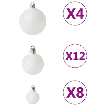 Set Palline di Natale 100 pz Bianco | homemem39