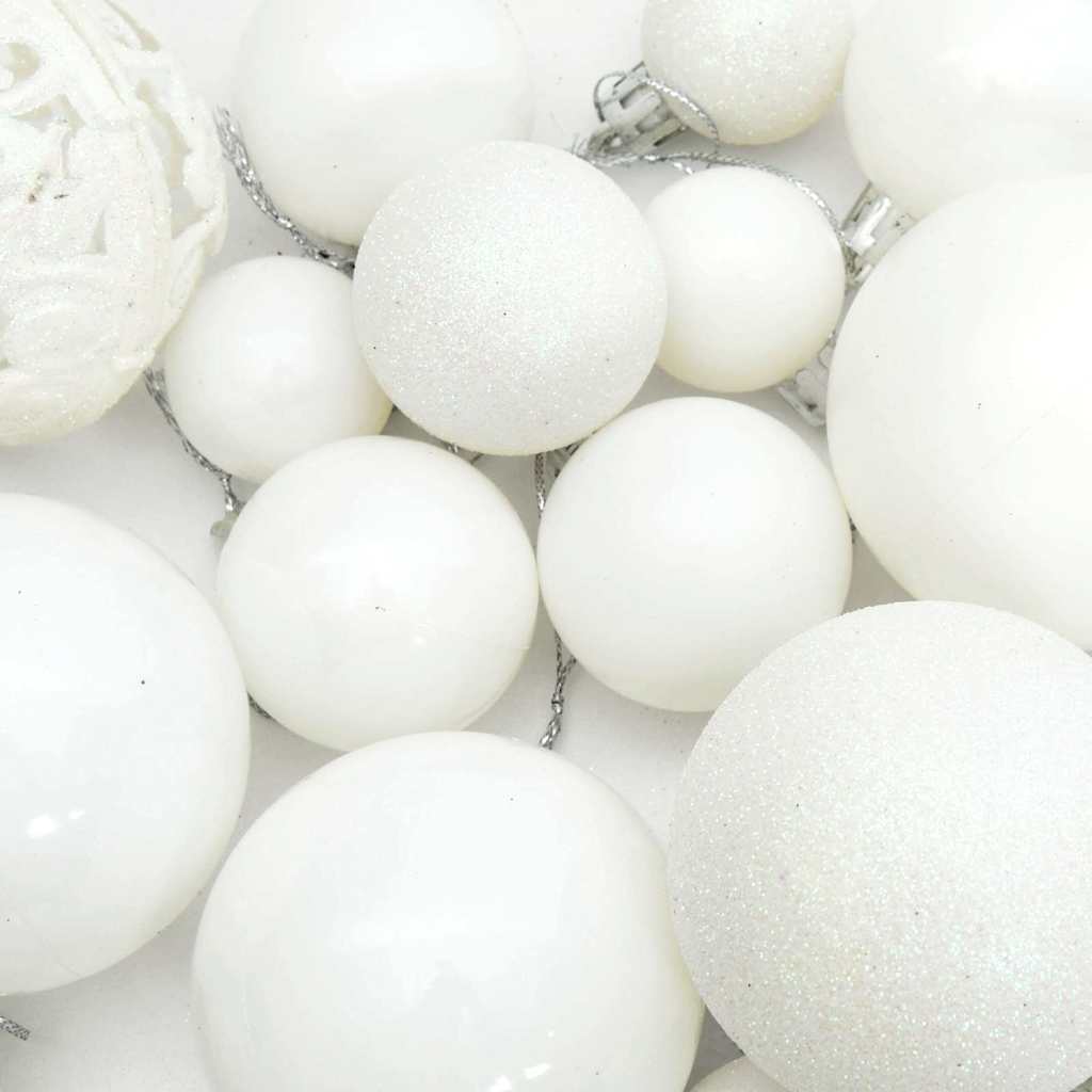 Set Palline di Natale 100 pz Bianco | homemem39